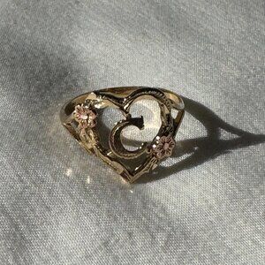 14K Gold "C" Monogram Ring